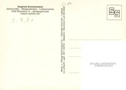 AK / Ansichtskarte Reichshof Fliegeraufnahme Reichshof