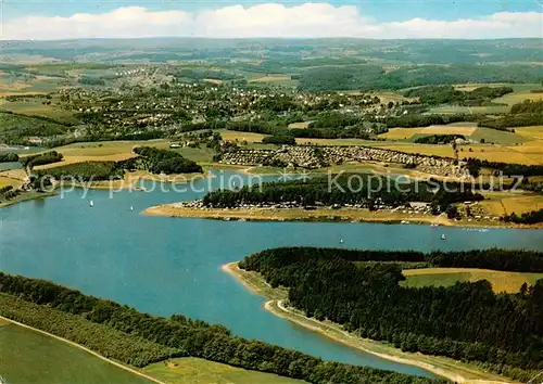 AK / Ansichtskarte Hueckeswagen Bevertalsperre Fliegeraufnahme Hueckeswagen