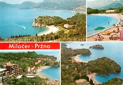 AK / Ansichtskarte Milocer Przno Fliegeraufnahmen Milocer