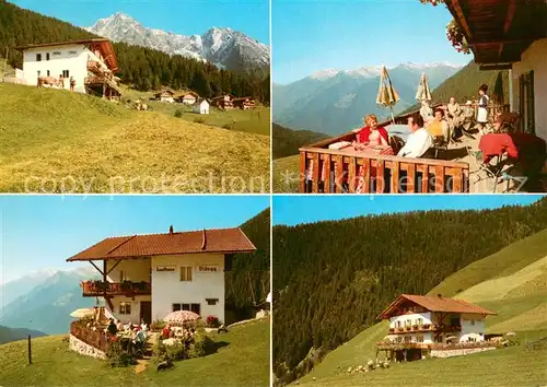 AK / Ansichtskarte Schenna_Meran Gasthof Videgg Terrasse Panorama Schenna Meran