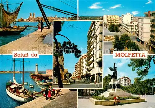 AK / Ansichtskarte Molfetta Hafen Ortspartien Denkmal Molfetta