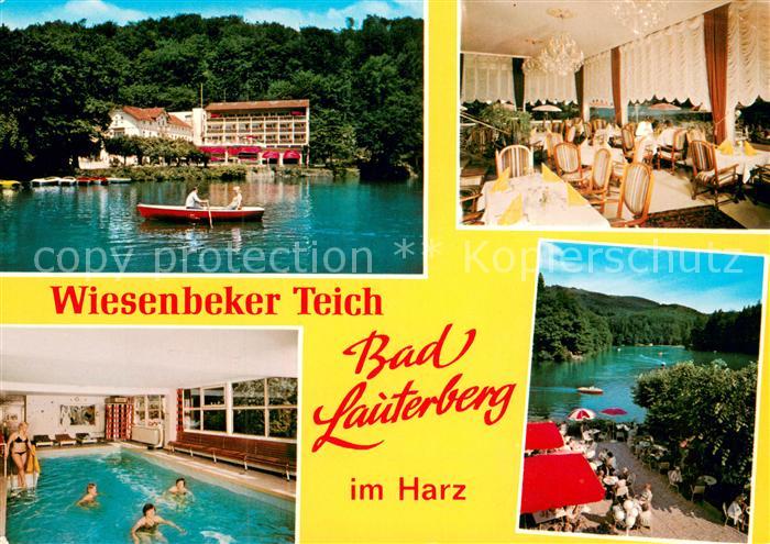 AK / Ansichtskarte Bad_Lauterberg Kneipp Kurhotel Wiesenbeker Teich