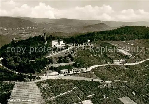 AK / Ansichtskarte Heilbronn_Neckar Wartberg Fliegeraufnahme Heilbronn Neckar