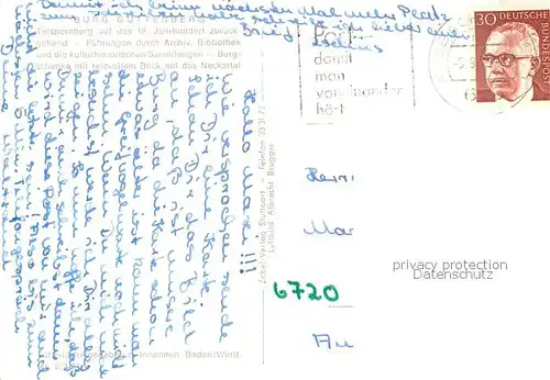 AK / Ansichtskarte Hassmersheim Burg Guttenberg 12. Jhdt. Fliegeraufnahme Hassmersheim