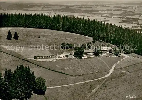 AK / Ansichtskarte Wiggensbach Jugendkurheim auf dem Blender Allgaeuer Alpen Fliegeraufnahme Wiggensbach