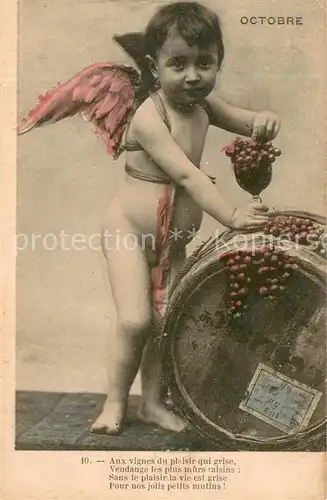 AK / Ansichtskarte Motive Engel Oktober Motive