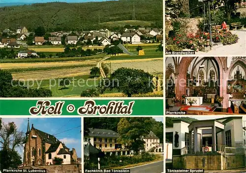 AK / Ansichtskarte Andernach Erholungsheim Hell Am Brandweiher Pfarrkirche St Lubentius Fachklinik Bad Toenisstein Toenissteiner Sprudel Andernach