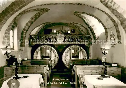 AK / Ansichtskarte Eibiswald_Steiermark Kloepferkeller Eibiswald_Steiermark
