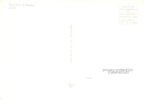 AK / Ansichtskarte Bad_Orb Fliegeraufnahme Bad_Orb