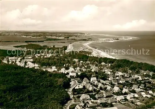 AK / Ansichtskarte Hohwacht_Ostseebad Fliegeraufnahme Hohwacht_Ostseebad