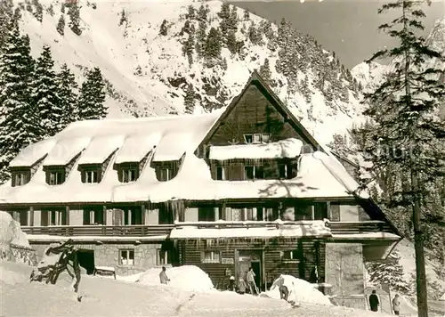 AK / Ansichtskarte Hohe_Tatra Bergbaude Kapitaen Moravka Hohe_Tatra