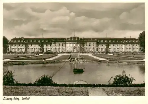 AK / Ansichtskarte Ludwigsburg_Wuerttemberg Schloss Ludwigsburg Wuerttemberg