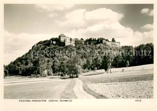 AK / Ansichtskarte Koenigstein_Saechsische_Schweiz Festung Koenigstein Koenigstein_Saechsische