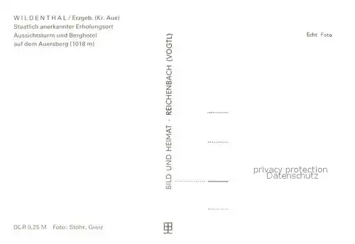 AK / Ansichtskarte Wildenthal_Eibenstock Aussichtsturm und Berghotel auf dem Auersberg Wildenthal_Eibenstock