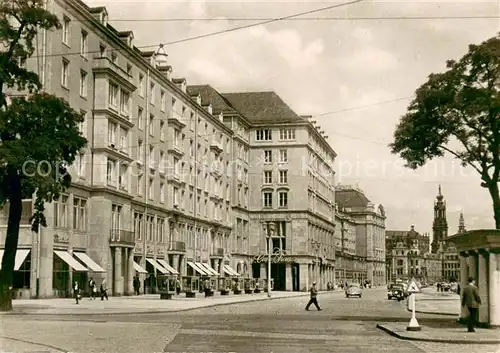 AK / Ansichtskarte Dresden Neubauten am Altmarkt Dresden