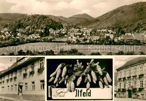 AK / Ansichtskarte Ilfeld_Suedharz Gaststaette zur Krone Gaststaette zur Linde Ilfeld Suedharz