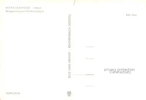 AK / Ansichtskarte Wernigerode_Harz Berggasthaus am Armeleuteberg Wernigerode Harz