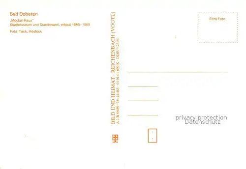 AK / Ansichtskarte Bad_Doberan Moeckel Haus Stadtmuseum und Standesamt Bad_Doberan