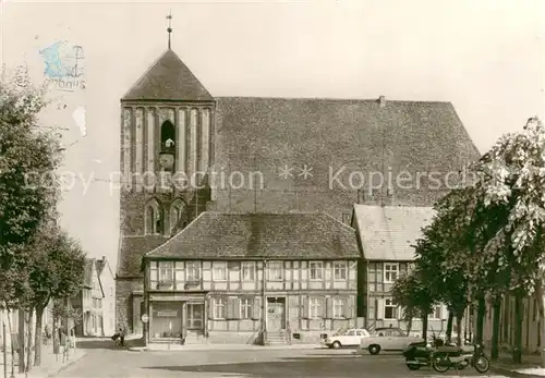 AK / Ansichtskarte Wusterhausen_Dosse Dom Aufnahme von 1981 Wusterhausen_Dosse