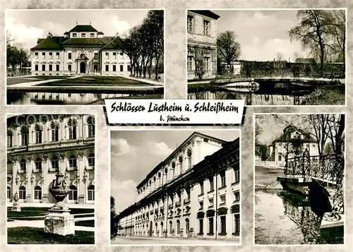 AK / Ansichtskarte Oberschleissheim Schloesser Lustheim und Schleissheim Oberschleissheim