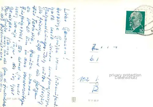 AK / Ansichtskarte Ruhla Ruhlaer Skihuette Landschaftspanorama Ruhla