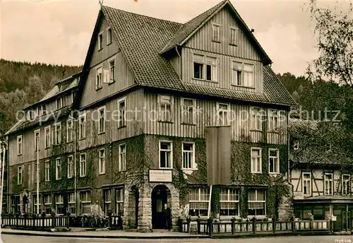 AK / Ansichtskarte Treseburg_Harz VEB Betriebserholungsheim Forelle Treseburg Harz