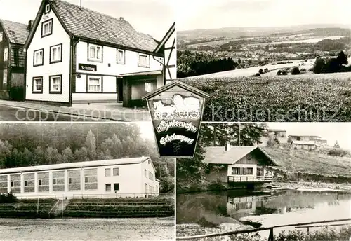 AK / Ansichtskarte Hinternah Gasthaus Schilling Sportanlage am Kohlberg Hinternah