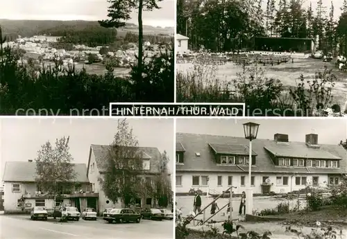 AK / Ansichtskarte Hinternah Panorama Bergbaude am Muehlberg Rat der Gemeinde Cafe Ferienheim Friedrich List Hinternah