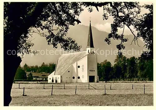 AK / Ansichtskarte Rottach Egern Evangelische Auferstehungskirche Rottach Egern