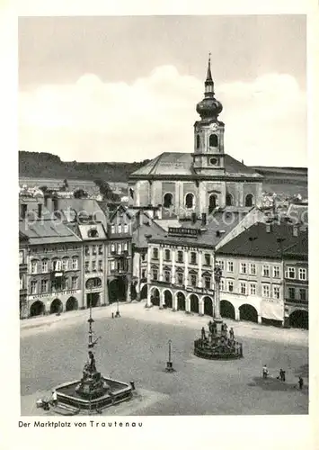 AK / Ansichtskarte Trautenau_Tschechien Marktplatz Aus dem Jahrweiser Schoenes Sudetenland 28 Bildkarten der verlorenen Heimat Trautenau Tschechien