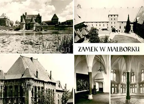 AK / Ansichtskarte Malbork Zamek w Malborku Palac Krolewski Refektarz Letni Malbork