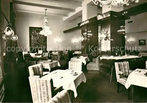 AK / Ansichtskarte Liberec Grand hotel Zlaty lev vyberova restaurace Liberec