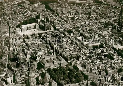 AK / Ansichtskarte Rouen Vue aerienne Rouen