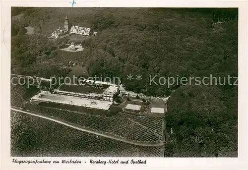 AK / Ansichtskarte Wiesbaden Neroberg Hotel und Opelbad Wiesbaden