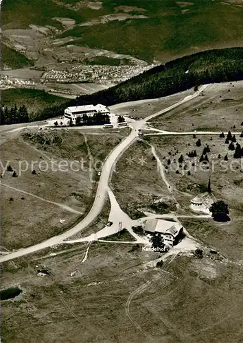 AK / Ansichtskarte St_Peter_Schwarzwald Berggasthaus Kandelhof Fliegeraufnahme St_Peter_Schwarzwald