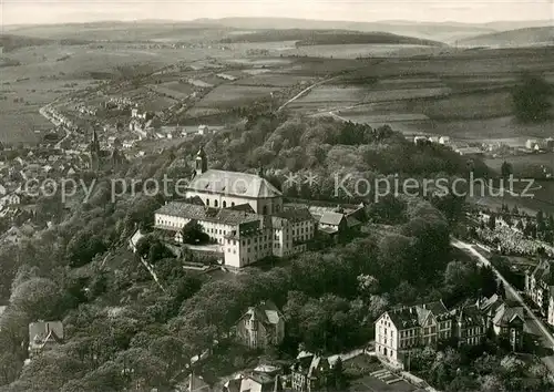 AK / Ansichtskarte Fulda Franziskanerkloster Frauenberg Fliegeraufnahme Fulda