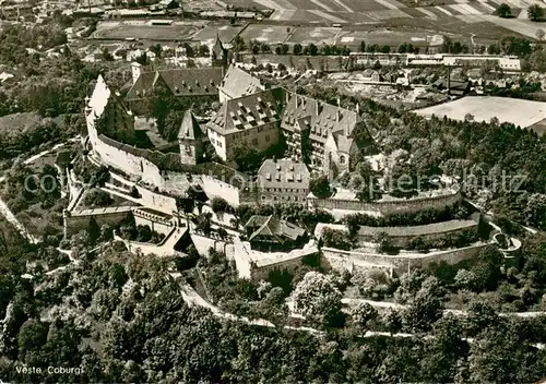 AK / Ansichtskarte Coburg Veste Coburg Fliegeraufnahme Coburg