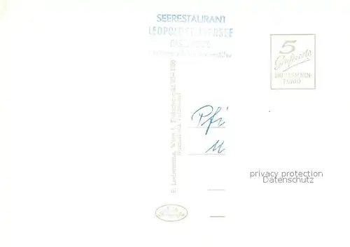 AK / Ansichtskarte Eisenerz_Steiermark Seerestaurant Leopoldsteinersee mit Pfaffenstein Eisenerz_Steiermark