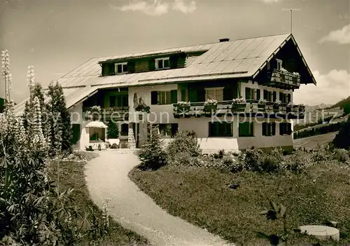 AK / Ansichtskarte Hirschegg_Kleinwalsertal_Vorarlberg Haus Hochblick Hirschegg_Kleinwalsertal
