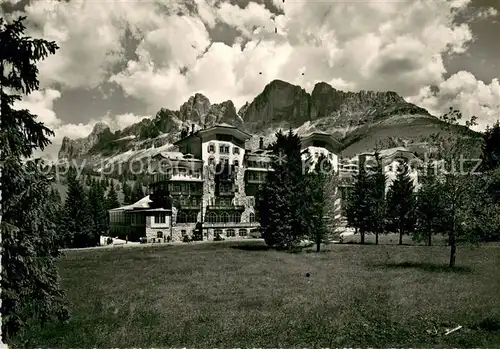 AK / Ansichtskarte Welschnofen_Suedtirol Hotel Carezza al Lago Karersee Hotel Dolomiten Welschnofen Suedtirol