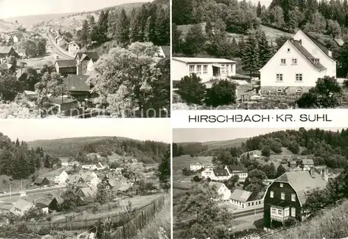 AK / Ansichtskarte Hirschbach_Suhl Teilansichten Erholungsort Hirschbach Suhl