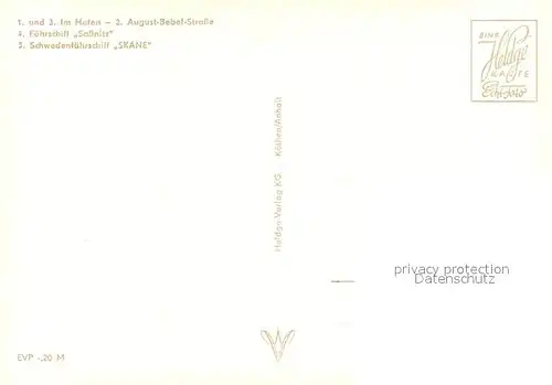 AK / Ansichtskarte Sassnitz_Ostseebad_Ruegen Hafen Fischkutter Faehrschiff Sassnitz Schwedenfaehrschiff Skane Mole Leuchtturm Sassnitz_Ostseebad_Ruegen