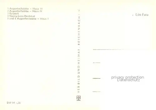 AK / Ansichtskarte Masserberg Augenheilstaette Kurhaus Georg Lenz Denkmal Masserberg