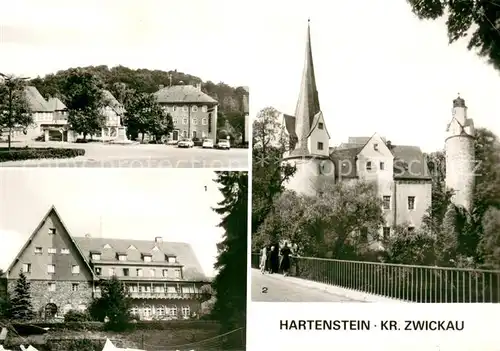 AK / Ansichtskarte Hartenstein_Zwickau FDGB Erholungsheim Aktionseinheit Schloss Stein Hartenstein_Zwickau