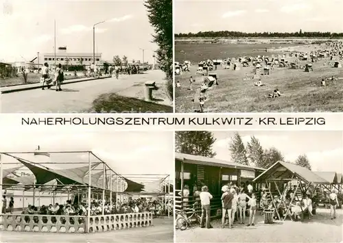 AK / Ansichtskarte Kulkwitz Naherholungszentrum Badestrand Kiosk Kulkwitz