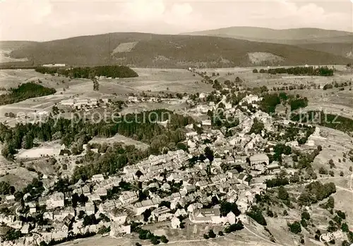 St_Andreasberg_Harz Bergstadt Luftkurort Wintersportplatz Fliegeraufnahme St_Andreasberg_Harz