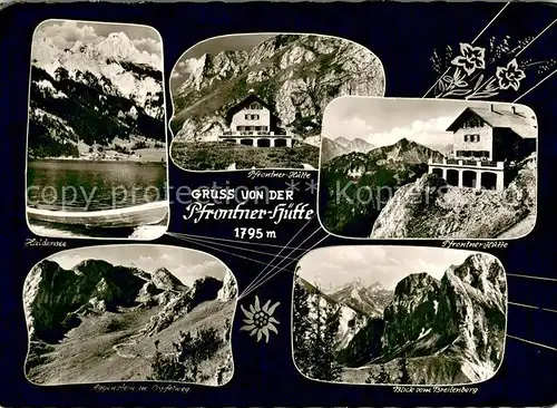 Pfronten Pfrontner Huette Haldensee Gebirgspanorama Aggenstein Breitenberg Alpen Pfronten