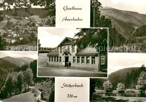 Stuetzerbach Gasthaus Auerhahn Landschaftspanorama Stuetzerbach
