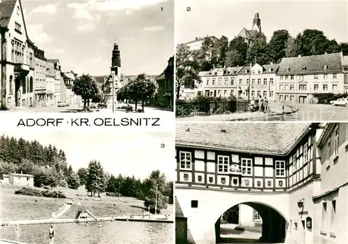 Adorf_Vogtland Ernst Thaelmann Platz Elsterstrasse Waldbad Heimatmuseum Adorf_Vogtland