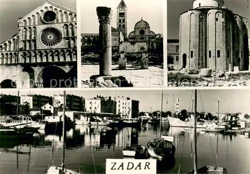 Zadar_Zadra_Zara Sehenswuerdigkeiten der Stadt Hafen Zadar_Zadra_Zara